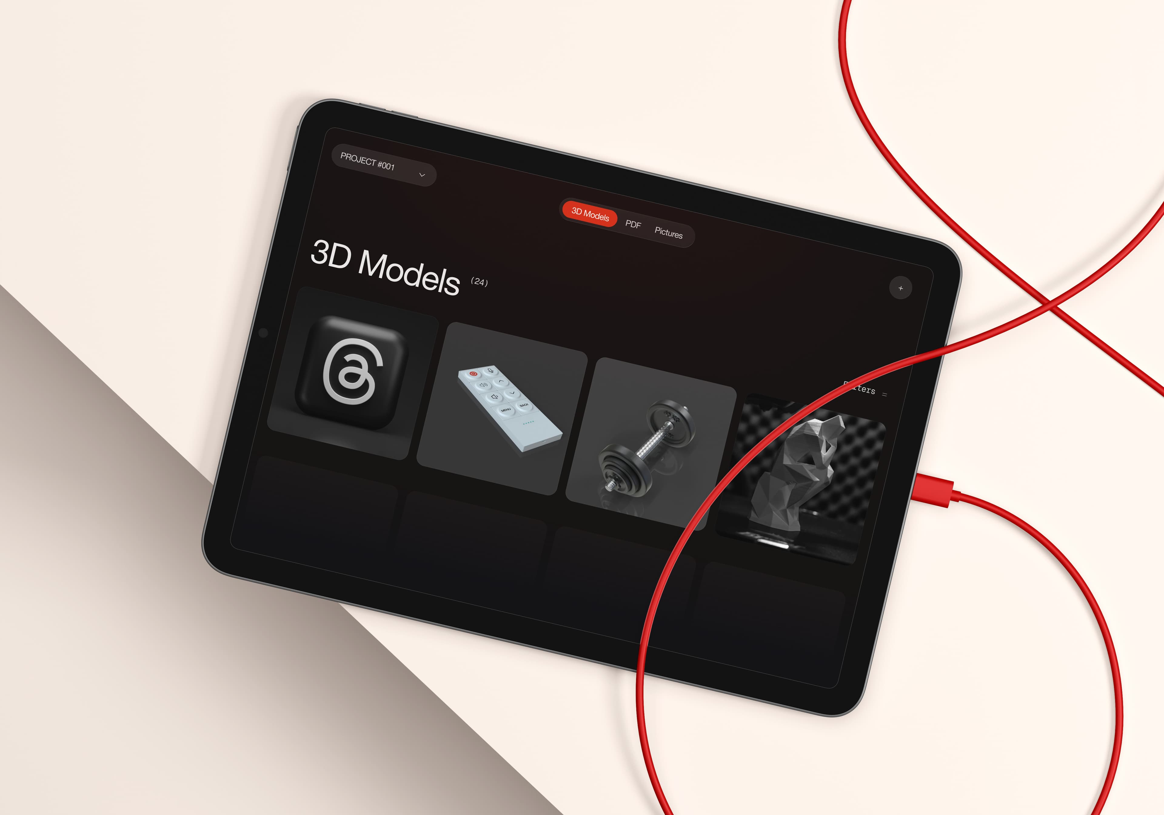iPad App & Web Dashboard System project preview