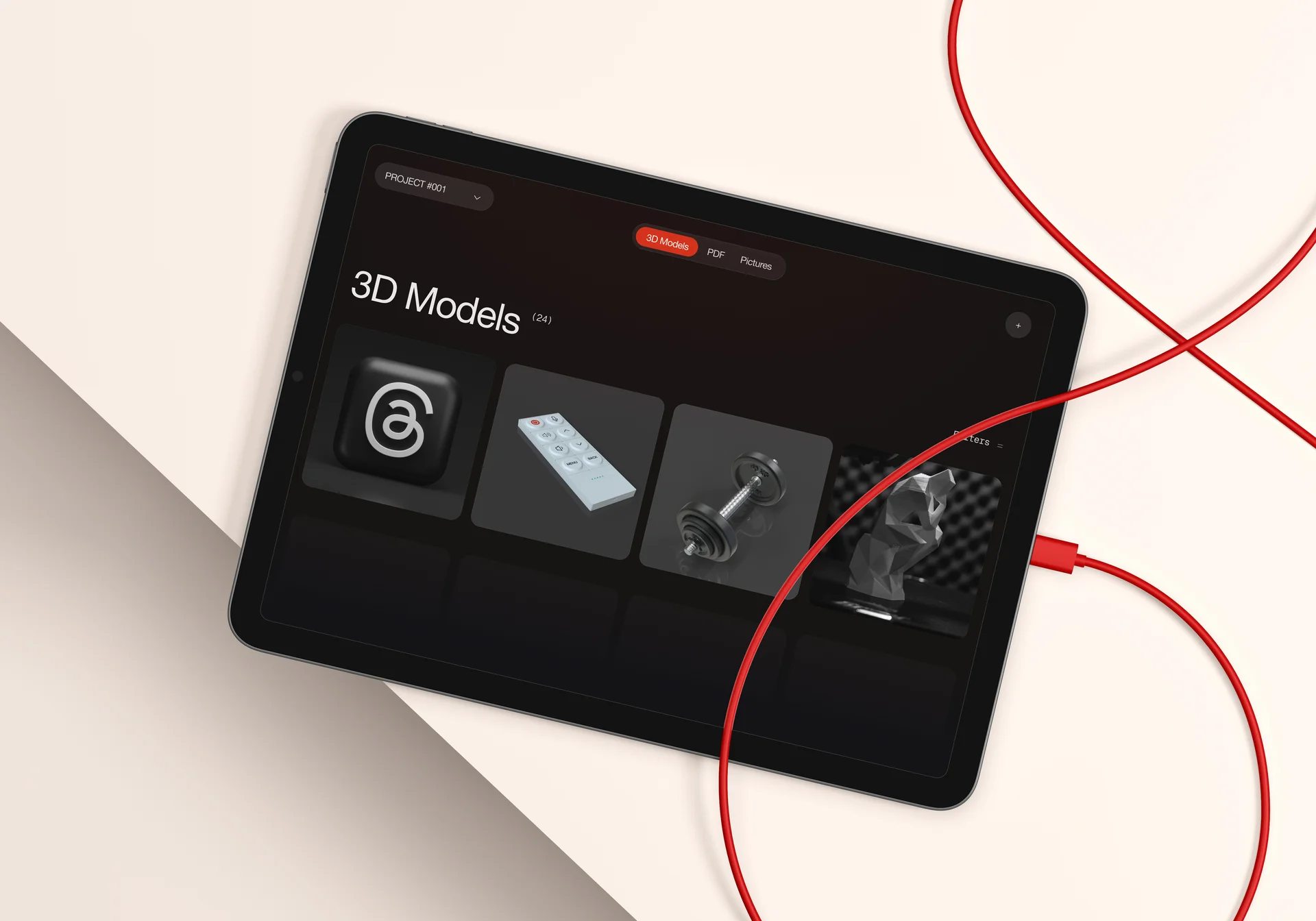 iPad App & Web Dashboard System project preview