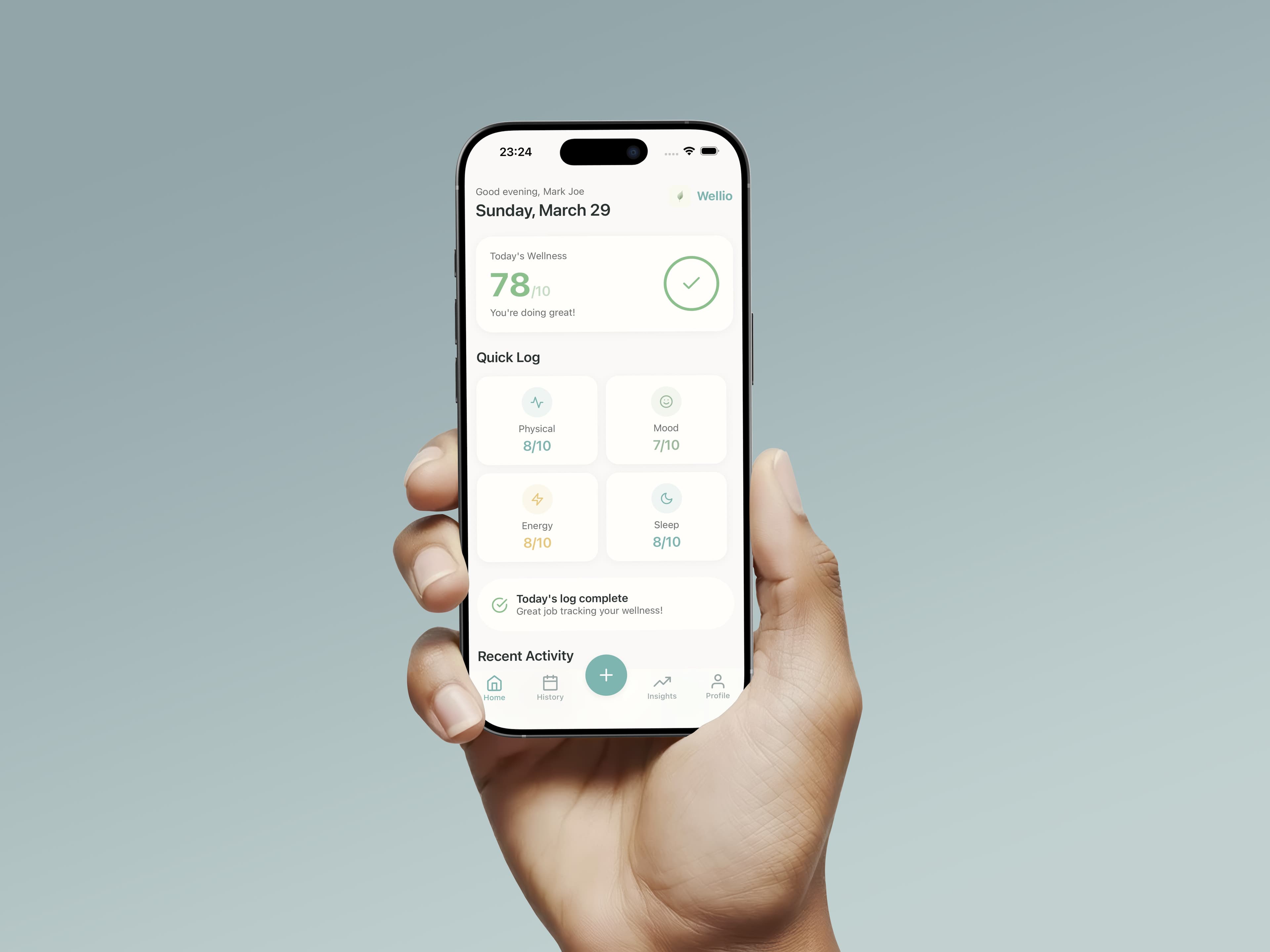 Wellio (Self-Improvment) project preview